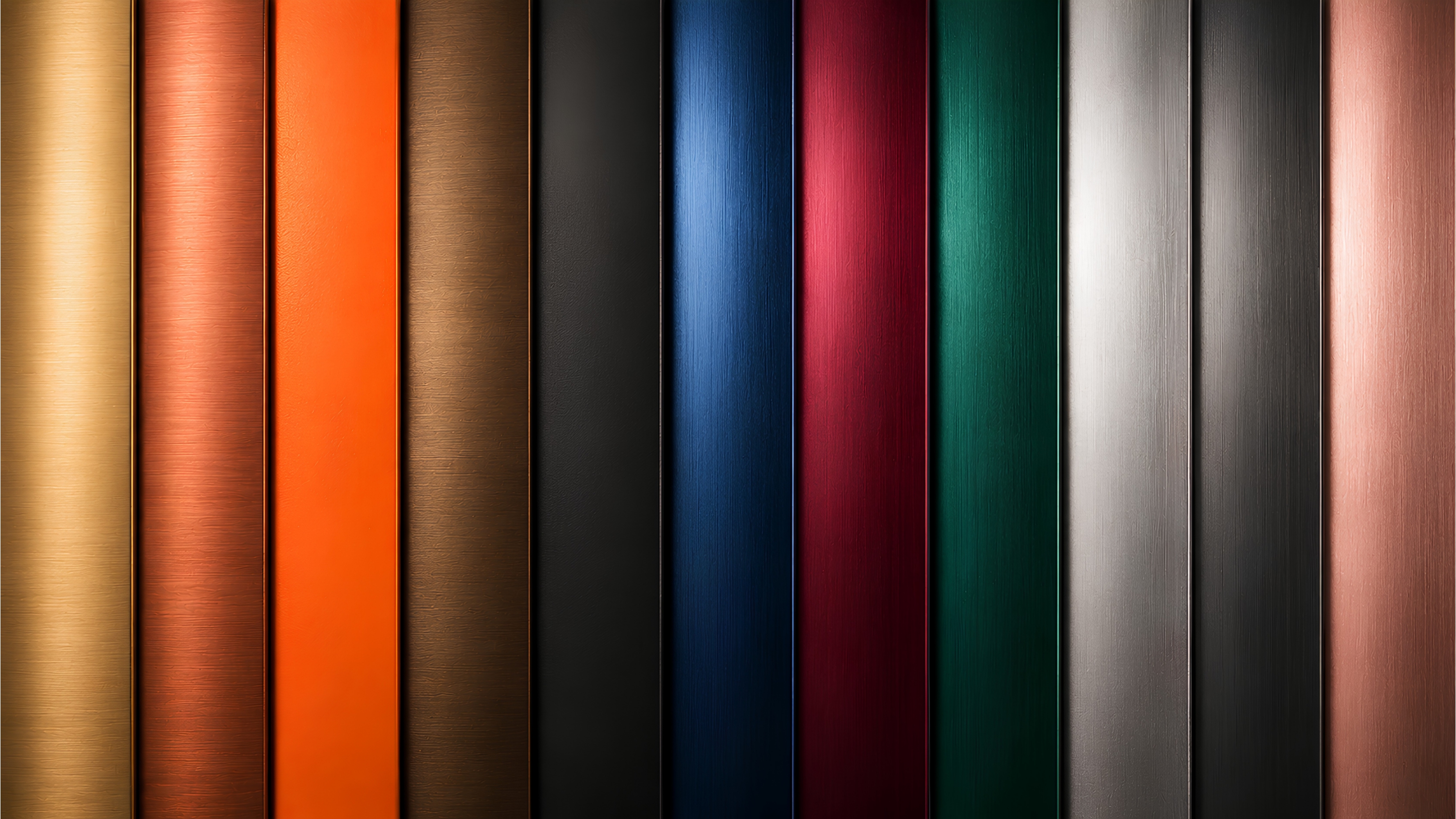Metal coating panels